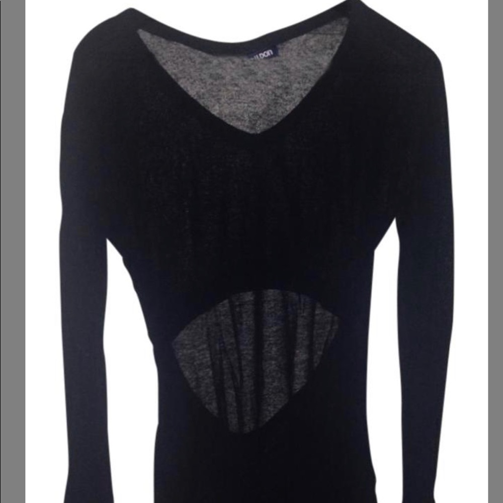 Tildon Sheer black sweater
